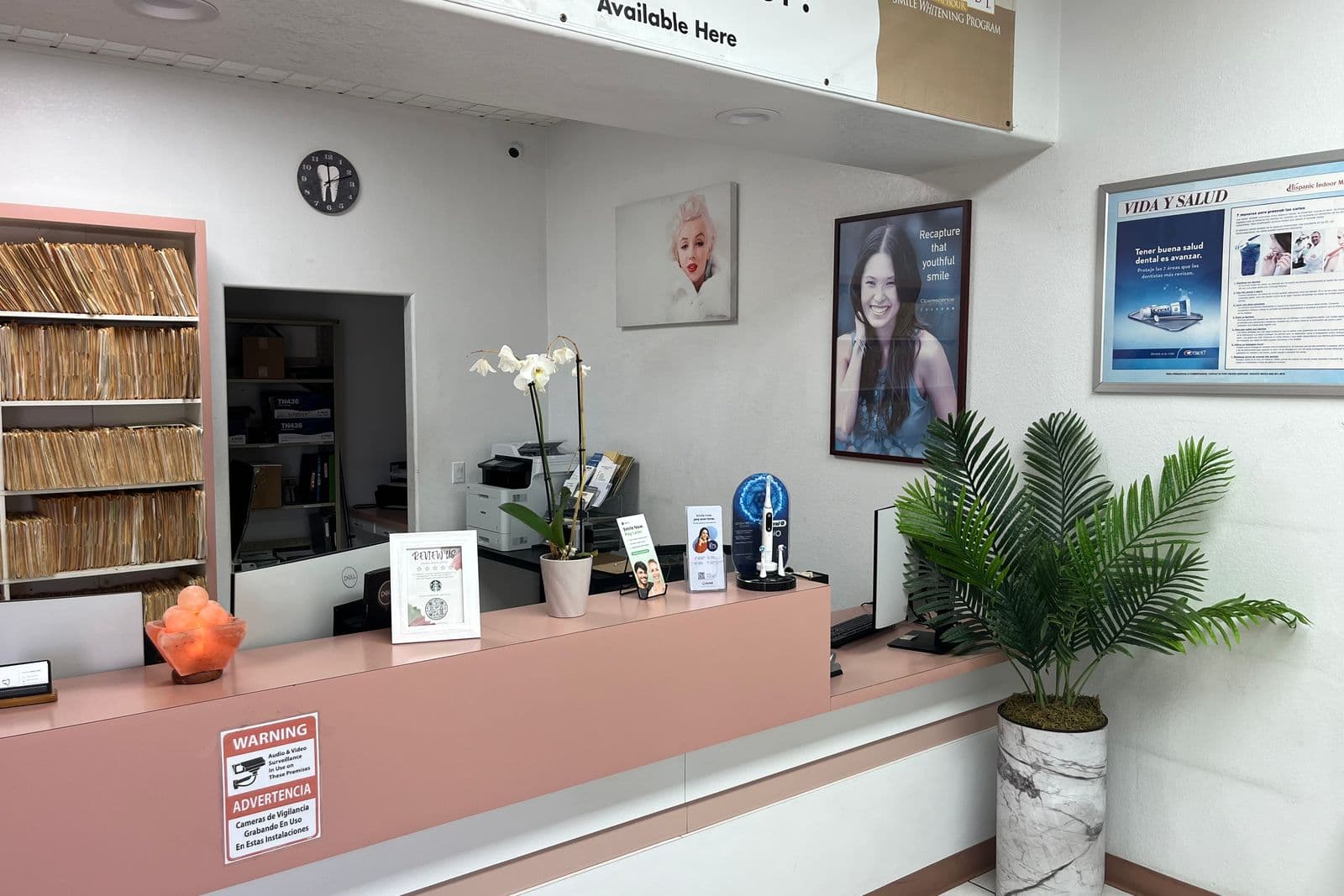 The front desk at Oxnard Dental Office